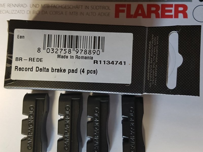 Campagnolo Delta Bremsbacken