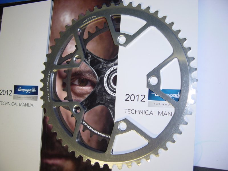 Campagnolo Tretscheiben Viktory + Triomphe 53 Z. 